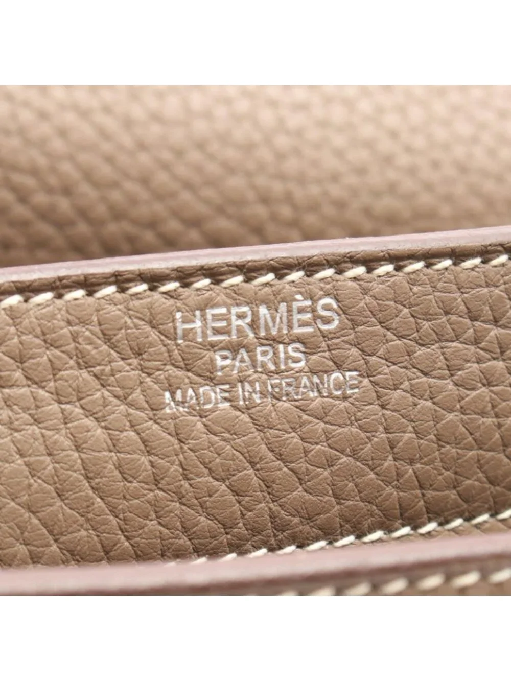 Hermes Business Bag Sac a Depeches 38 Etoupe Leather